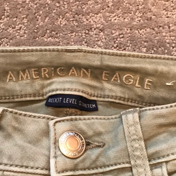 American Eagle Navy Green Women’s Jeggings - Picture 3 of 5